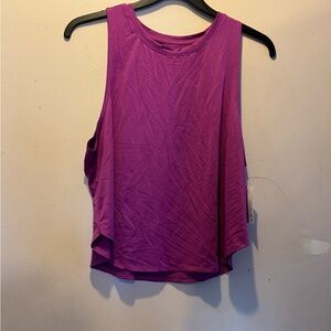 Women's Sleeveless Magenta Tank Top - Lightweight Layering Piece Jocky  XL NWT